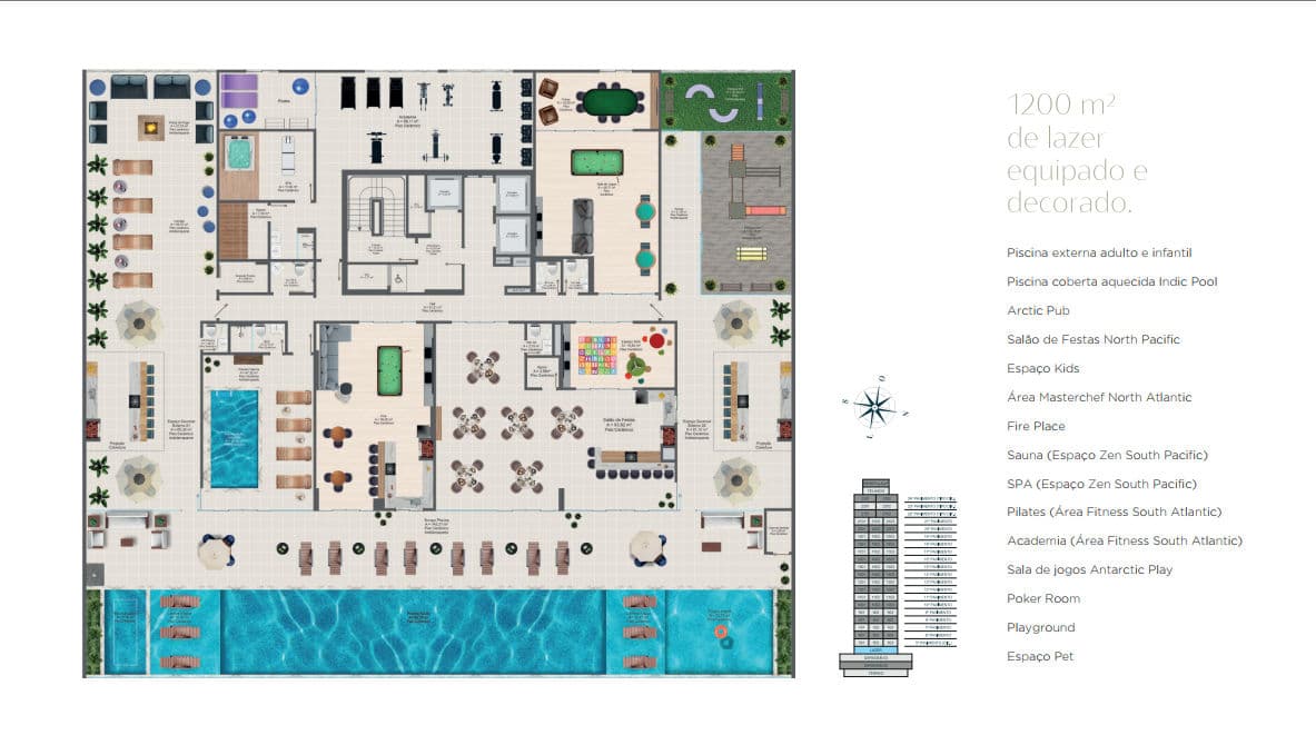 APTO RESIDENCIAL ATLAN TOWER/ITAPEMA mini 7